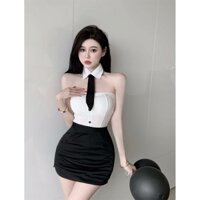 Set Áo Ống + Chân Váy Ôm Hông Gợi Cảm Thời Trang Mùa Hè Mới Cho Nữ