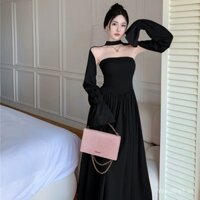 Set Áo Ống Chống Nắng / Chân Váy Dài Thời Trang Đường Phố Ngọt Ngào Cho Nữ