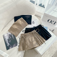 SET ÁO ỐNG CÚP NGỰC CHÂN VÁY XẾP KIỂU 2M - Ảnh Thật