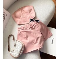 SET ÁO ỐNG CÚP NGỰC TƯA LAI NHỌN + CHÂN VÁY BELT XẺ TÀ (TH)