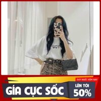 Set Áo Phông Chân Váy Da Beo Free Ship, Set Đồ Nữ Trẻ Trung Năng Động Cá Tính Áo Thun Trắng Chân Váy Chữ A Đẹp  ཾ