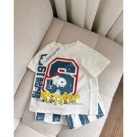 SET ÁO PHÔNG VÀ QUẦN KẺ XANH CHẤT LIỆU COTTON MỀM MỊN MÁT CHO BÉ TRAI CÓ SIZE CHO BÉ TỪ 8KG