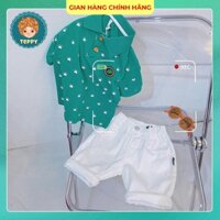 Set áo polo cổ bẻ kèm quần jeans, kaki cho bé trai