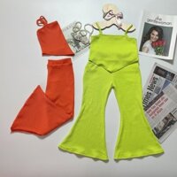 Set áo quần 2 dây thun ống loe 7-26kg