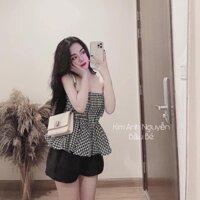 set áo quây quần sooc đùi