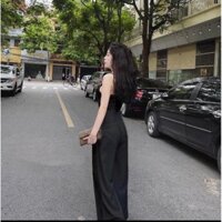 Set Áo ren 2 dây phối quần ống suông