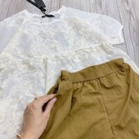 sét áo ren 2 lơp quần đũi