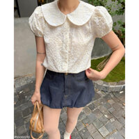 SET ÁO REN CỔ SEN CVAY BÍ