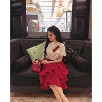 sét áo ren kèm chân váy