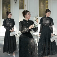 set áo ren phối 🎀 chân váy xếp ly - đi dự tiệc, sinh nhật, đám cưới