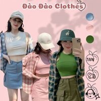 Set áo sơ mi dài tay kẻ caro, áo bra và chân váy kaki túi hộp set bộ nữ form rộng chất kaki mềm phong cách Hàn Quốc