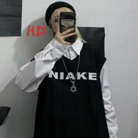 Set áo sơ mi + gile