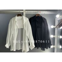 Set áo sơ mi kèm áo ống cá tính