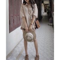 SET ÁO SOMI BUỘC DÂY + QUẦN VÁY XẾP LY