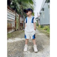 set áo sơmi + quần tây ngắn