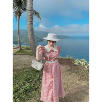 SÉT ÁO TAY PHỒNG CỔ BÈO PHỐI CHÂN VÁY