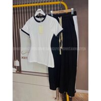 Set áo thun chân váy dài