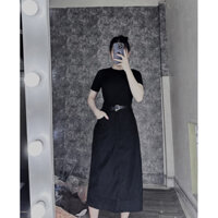 sét áo thun chân váy kaki