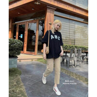 Set áo thun cotton và quần baggy