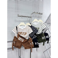 Set áo thun kèm quần kaki cho bé trai