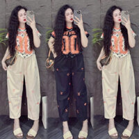 Set áo thun quần bagi