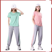 Set Áo Thun Quần Bom Dáng Thể Thao