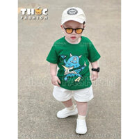 Sét áo thun quần kaki bé trai (kèm mũ)