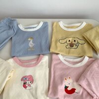 Set Áo Thun Tay Ngắn Và Quần Short Cotton Thoáng Khí Phong Cách Hàn Quốc Thời Trang Mùa Hè 2023 Mới Cho Bé