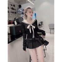 Set áo thuỷ thủ nơ cổ