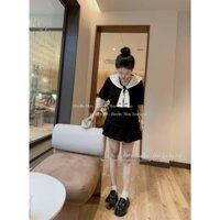SET áo thủy thủ và chân váy ngắn có quần lưng thun