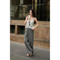 set áo tơ mỏng kèm bra Leno