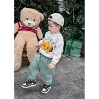 SET ÁO TRẮNG LION KING QUẦN XANH