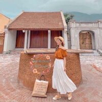 SET ÁO TRỄ VAI VÁY XẾP TẦNG