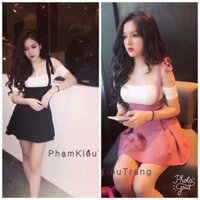 Sét áo trễ vai + váy