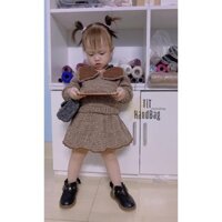 Set áo và chân váy rời cho bé ( len sợi handmade)