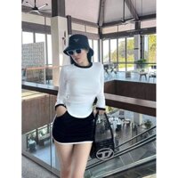 sét áo vạt bầu kèm chân váy