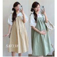 Set Áo Váy Bầu Đầm Bầu SAV138