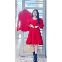 Set áo váy đôi, đồ đôi nam nữ kiểu dễ thương (kèm ảnh thật)