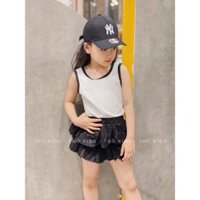 Set Áo Váy Sát Nách cho Bé Gái