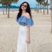 Set áo váy trễ vai