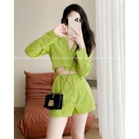 SET ÁO VÉT BUỘC DÂY QUẦN SOOC