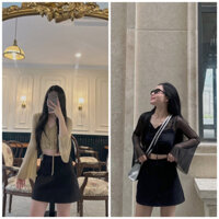 SET ÁO VOAN LƯỚI