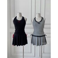 Set Áo Yếm + Chân Váy Xoè DOVIE - ROSALIE SET
