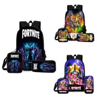 Set Ba Lô Túi Ví Đựng Hộp Cơm Trưa In Hình fortnite Thời Trang