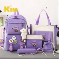 SET BALO 4 MÓN GẤU CUTE HL05 - KIM