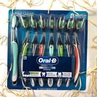 Set bàn chải đánh răng Oral-B Advanced của Mỹ ( 8 cây)