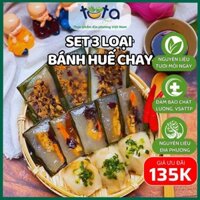 Set bánh chay tổng hợp, bánh tươi: bánh ít Huế, bánh Nậm, bánh lọc Huế Tuta Food ship hoả tốc HCM