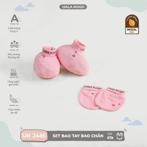 Set bao tay chân vải Modal Fabric Uala Rogo UR2446