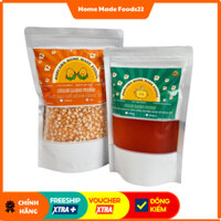 Set bắp rang bơ 2 trong 1  (500gr ngô nấm + 250gr bơ)