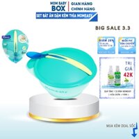 Set Bát Ăn Dặm Kèm Thìa Cảm Biến Nhiệt Momeasy Cho Bé MomBabyBox